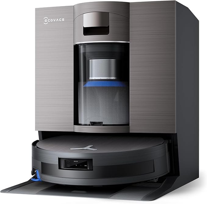 ECOVACS DEEBOT X11 OmniCyclone Robot Vacuum and Mop, Bagless Auto-Empty Station, PowerBoost GaN Charging, OZMO Roller 2.0 Mop, Blast Suction, AIVI 3D Navigation, YIKO Agent