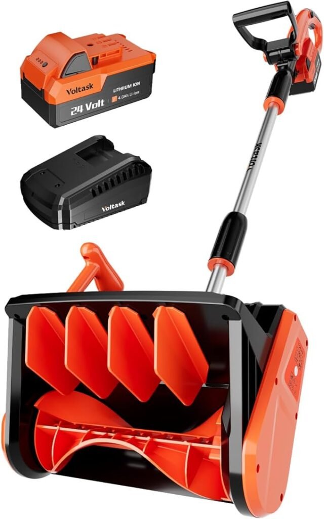 VOLTASK Cordless Snow Shovel,